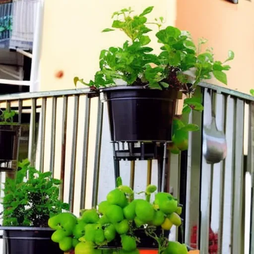 

This image shows a person standing on a balcony with several potted fruit trees. The person is smiling, indicating that they have successfully grown the trees in the pots. The article provides advice on how to successfully cultivate fruit trees in pots on balcon