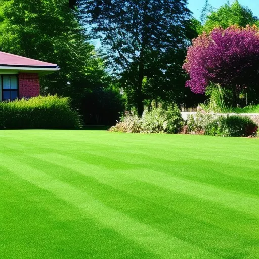 

This image shows a lush, green lawn with a healthy, vibrant appearance. It is a perfect example of the kind of lawn that can be achieved with the right care and attention, as outlined in the article.